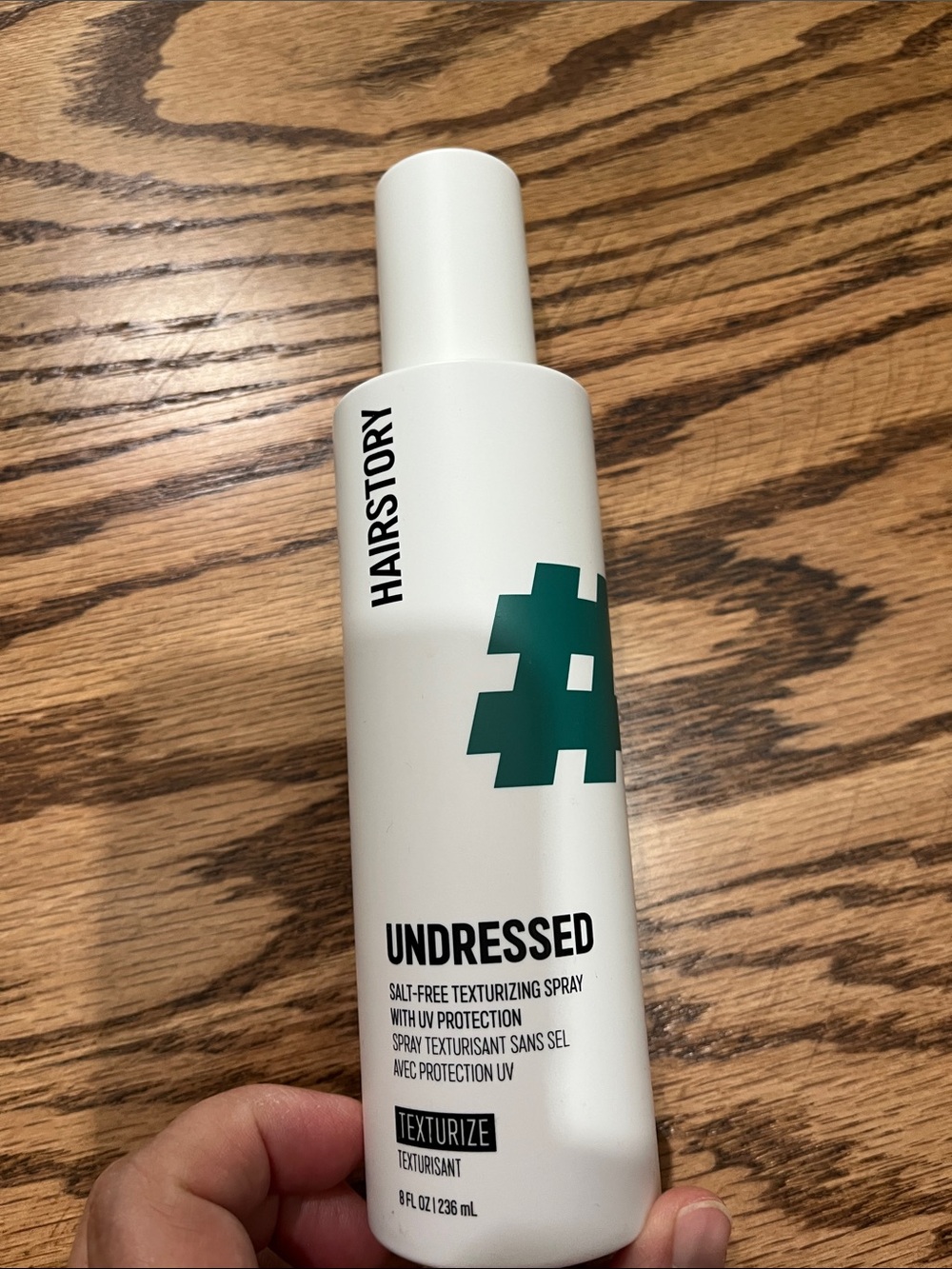 Undressed Salt-Free Texturizing Spray — White with Green Accent